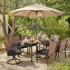 7-Piece Patio Dining Set for 6, Outdoor Dining Set - Image 9