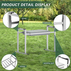FLINTER Garden Kneelers Seat, Stable and Save Tip-Resistant Design 10.2" Wider - Image 7