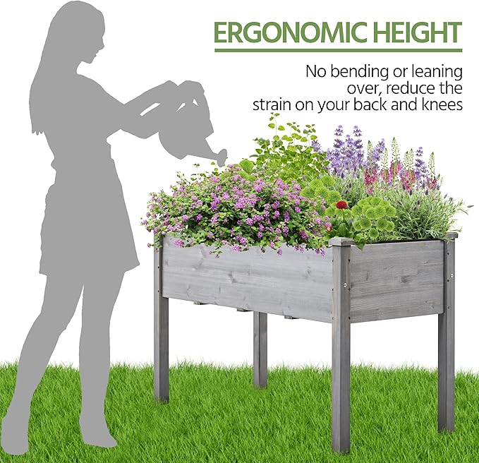Yaheetech 1pc Raised Garden Bed Outdoor - Image 3