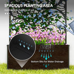 Outsunny Metal Raised Garden Bed - Image 3