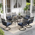 Sophia and William Swivel Patio Dining Set by SophiaWilliam