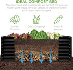 Best Choice Products 6x3x2ft Outdoor Metal Raised Garden Bed, Deep Root Box - Image 4