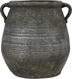 Creative Co-Op Whitewashed Terra-Cotta Urn - Image 3