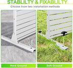 Outdoor Privacy Screen, Freestanding Privacy Fence Panels - Image 5