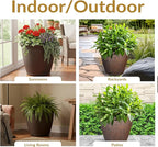 Sunnydaze 24-Inch Anjelica Large Plastic Pot - Image 5