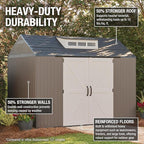 Rubbermaid Extra Large Resin Outdoor Storage Shed - Image 5