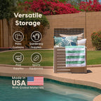IRIS USA 35-Gallon Outdoor Deck Delivery Storage Box, Lockable & UV-Protected - Image 7