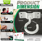 200LBS 4Pcs Rotatable Ceiling Hooks - Image 5
