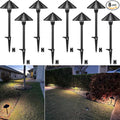 SUNVIE 8-Pack Low Voltage Landscape Pathway Lights 12-24V 3W LED Landscape by SUNVIE