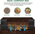 6x3x2FT Galvanized Raised Garden Bed Kit, Vegetable Plant Boxes-Rectangle Metal - Image 3