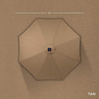 Best Choice Products 10ft Solar Polyester LED Lighted Patio Umbrella w/Tilt - Image 4