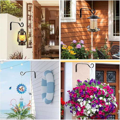 4pcs Wall Mounted Plant Hanger, Indoor/Outdoor Decorative Hook - Image 2