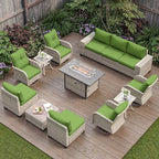 13-Piece Outdoor Patio Furniture Set by MuphyersPatioFurniture