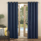 Sun Zero Marina Indoor/Outdoor UV Protectant Energy Efficient Grommet Curtain - Image 5