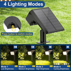 LANSOW Solar Spot Lights Outdoor Waterproof IP67, Solar Landscape Spotlights - Image 3