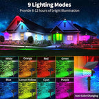 Solar Color Changing Spot Lights Outdoor, Solar Christmas Lights Outdoor - Image 2