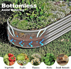 4x2x1ft-2pcs-Oval Raised Garden Bed Kit, Galvanized Planter Garden Boxes Outdoor - Image 5