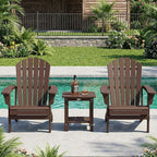 Y&M Outdoor Side Table, HIPS Adirondack Small Double Layer Table, Waterproof - Image 2