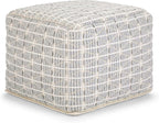 SIMPLIHOME Noreen Square Pouf by SimpliHome