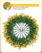 JAKY-Global Artificial Flowers for Outdoors Faux Outside Plants Spring Summer - Image 3