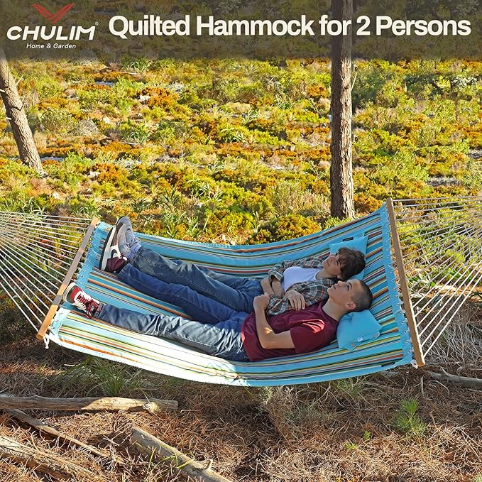 12 FT Double Quilted Fabric Hammock - Image 2