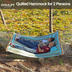 12 FT Double Quilted Fabric Hammock - Image 2