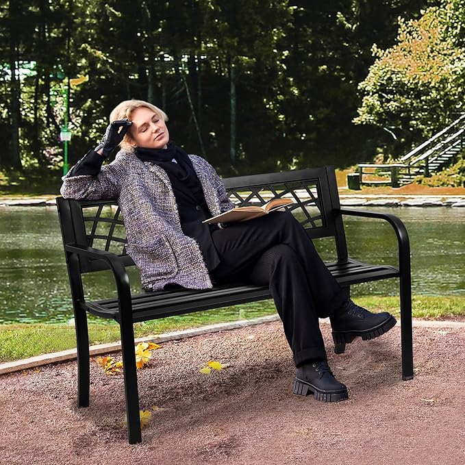 VEVOR Outdoor Bench, Patio Bench - Image 2