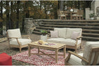 Signature Design by Ashley Clare View Coastal Outdoor Loveseat, Cushioned - Image 7