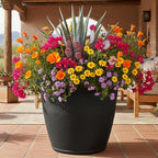 Sunnydaze 24-Inch Anjelica Large Plastic Pot - Image 7