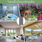 Casaphoria Metal Privacy Screen Outdoor, Darkgray-Square - Image 6