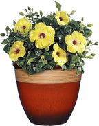 Classic Home and Garden Premiere Collection Planter, Abigail 15", Lava Red - Image 2