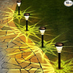 GIGALUMI 10 Pack Solar Lights Outdoor Waterproof, Outdoor Solar Lights by GIGALUMI