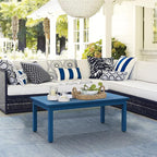 LUE BONA Outdoor Coffee Table, HDPS Patio Coffee Tables - Image 2