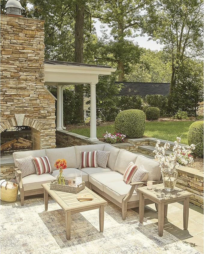 Signature Design by Ashley Clare View Symmetrical Contemporary 3-Piece Outdoor - Image 5