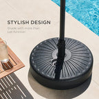 Best Choice Products Fillable Umbrella Base Stand Round Sunburst Plastic Patio - Image 6
