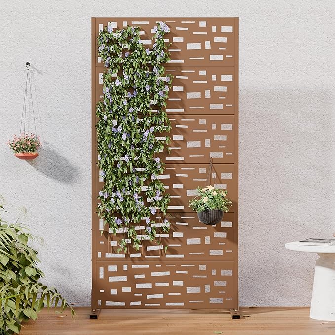 Casaphoria Metal Privacy Screen Outdoor by Casaphoria
