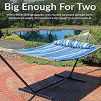 Sunnydaze Quilted Outdoor Hammock - Image 6