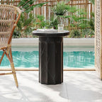 Christopher Knight Home Mervynt Outdoor Side Table, Lightweight Concrete Patio by ChristopherKnightHome