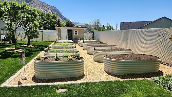 A ANLEOLIFE 6X3X2 ft Galvanized Raised Garden Beds Outdoor, Oval Large Metal - Image 6