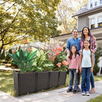 Large Planters for Outdoor Plants pots Elevated Garden Boxes Raised Garden Bed - Image 6