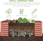 Best Choice Products 8x4x2ft Outdoor Metal Raised Garden Bed, Deep Root Planter - Image 4