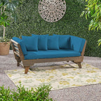 Merax Outdoor Patio Daybed Sofa, 3-Seat Sofa by Merax