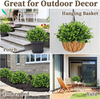 20 Bundles Artificial Greenery Boxwood Plants, Fake Plant - Image 6