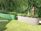 9-in-1 Galvanized Raised Garden Beds Outdoor // 8×2×2.5 ft Modular Planter - Image 3