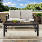 Crosley Furniture Kaplan Weather Resistant Metal Outdoor Coffee Table - Image 2