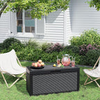 Outdoor Storage Box, Resin Deck Boxes Indoor and outdoor, Waterproof Storage - Image 5