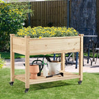 Yaheetech 42x23x33in Wooden Raised Garden Bed - Image 6