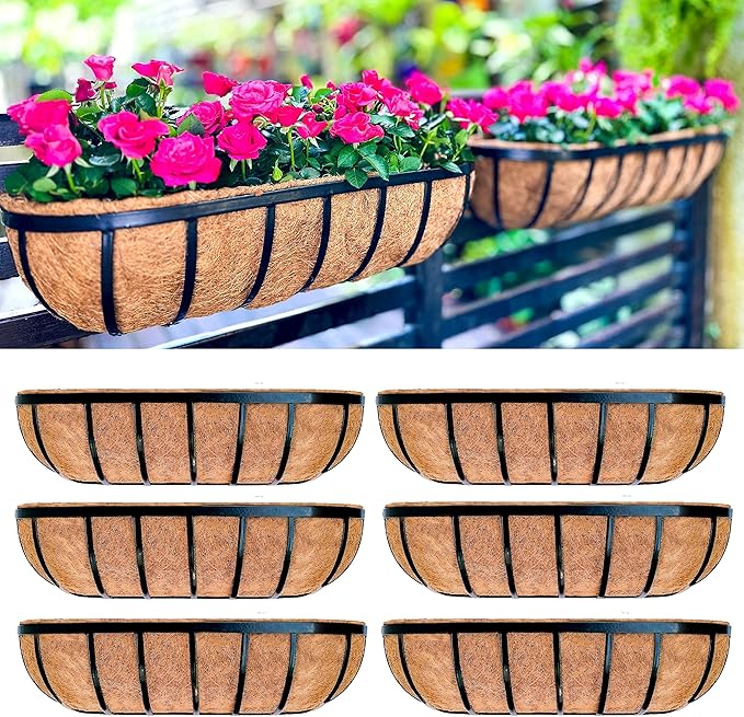 LaLaGreen Deck Railing Planter Boxes by L%C3%A1L%C3%A1Green