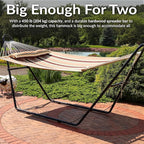 Sunnydaze Quilted Outdoor Hammock - Image 6