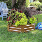 Sunnydaze 11.75" H Raised Metal Garden Bed - Image 7